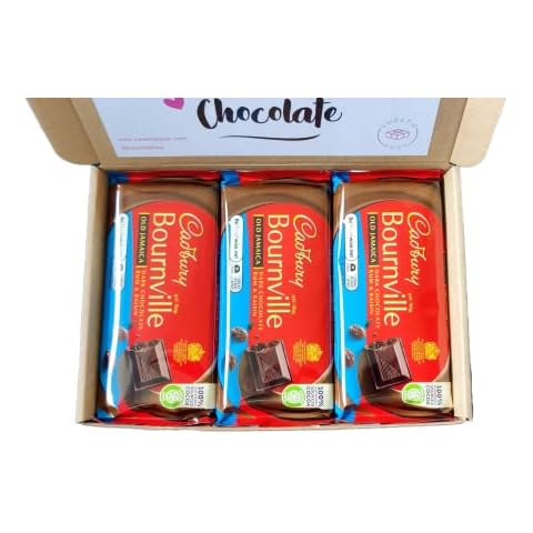 Bournville Old Jamaica Rum and Raisin Chocolate Gift Box | Retro Bourenville Chocolate Bars Cover