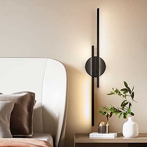 Applique led 55cm 14w blanche pour eclairage mural de chevet contemporain - 3