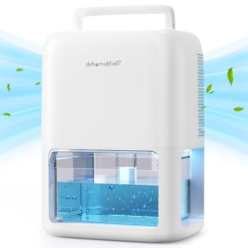 QEXREED Deumidificatore Casa 1800 ml, Semiconduttore Doppio, Muffa e...