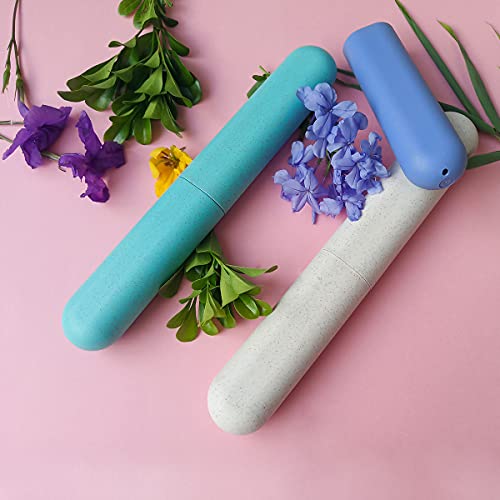 4 pack travel toothbrush case holder toothbrush travel containers for trip home camping dust-proof and sanitary travel toothbrush holder