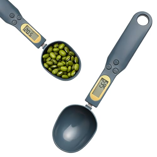 Cuillere Doseuse Mesure Précise Cuillère Doseuse Précision de Mesure 0,1g-500g Electronic Spoon Scale 7 UnitéS de Mesure Scale Avec Affichage LED Scoop...