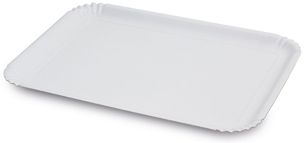 Guardini Disposable 3 Trays 23 x 31 cm, Cardboard, White
