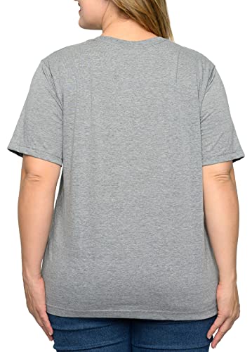 Disney Mom Womens Plus Size T-Shirt Minnie Mouse Print (Heather Grey, 4X) #TOP4