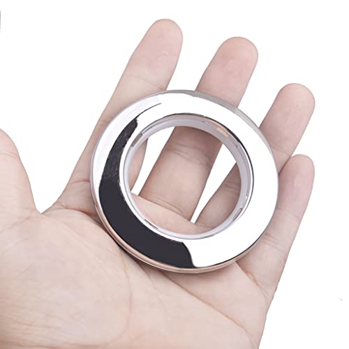 Ailejia 11735 20 Pack Curtain Grommets Lnner Diameter Silencer Sliding Large Grommets Sheers Grommets Reusable Silencer Sliding Easy Snap Install Silver 1.7 Inch Grommet Kit Fasteners thumb #4