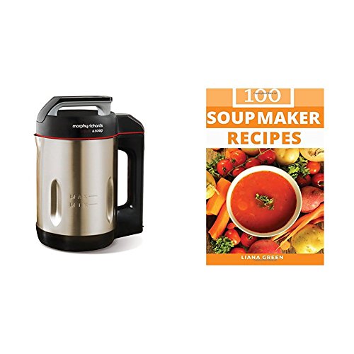 Morphy Richards 501014 Saute and Soup Maker, Brushed Stainless Steel with Soup Maker Recipe Book: 100 Delicious and Nutritious Soup Recipes