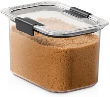 Rubbermaid Brilliance Airtight Food Storage Container, 7.8 Cup, B...