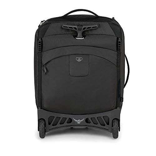 Osprey Packs Transporter Wheeled Global Carry On Luggage, Black