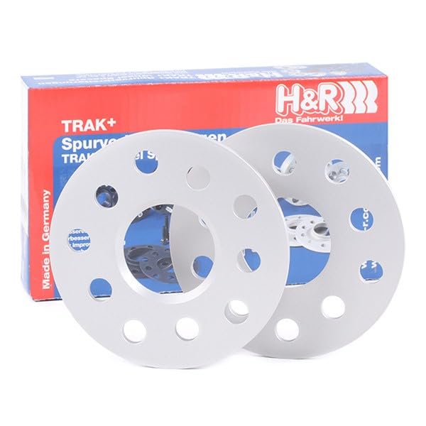 H&R DR-Systeem Spoorverbrederset 20mm per as - Steekmaat 5x100/112 - Naaf 57,1mm - Versie B - Boutmaat M14x1,5 - compatibel met Audi/Seat/Skoda/Volkswagen - Zwart