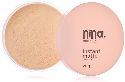 Pó Facial Instant Matte cor1 - Nina Makeup