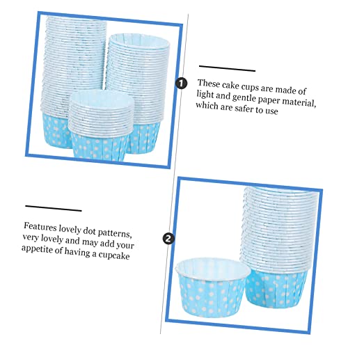 Abaodam 100 Peças Copinhos Para Bolo Copo De Bolo De Papel Forminhas De Cupcake Forros De Muffin De