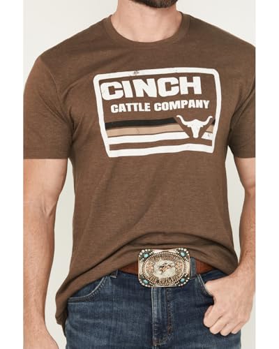 Cinch Men's Brown Cattle Company Short Sleeve T-Shirt3