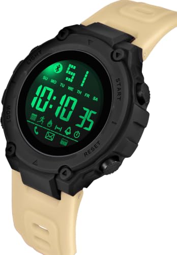 Image of Shocknshop Digital Sports Stylish Multifunctional Electronic LED Black Dial Wrist Watch for Men Boys -WCH78