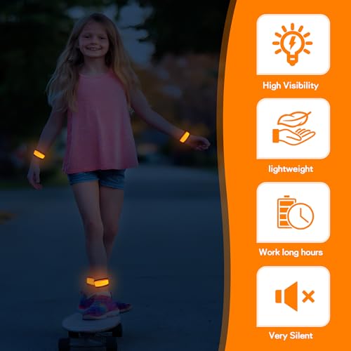 6 Stück LED Armbänder, LED Leuchtarmbänder, grüne LED Armbänder, Kinder grün - Bild 33 von 43