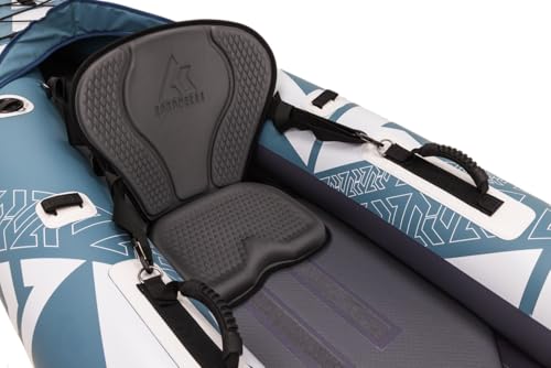 Image of Kokopelli Platte Inflatable Kayak - Lightweight Packable Touring Kayak with Drop-Stitch Floor, Adjustable Seat, Paddle, Pump & Carry Bag
