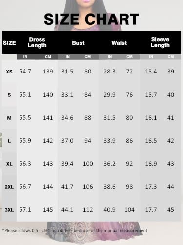 Image of PinkPatty Plus Size Maxi Dress for Women Casual V Neck 3 /4 Sleeve Boho Printed Long Dress with Pockets