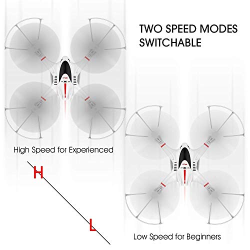 DBPOWER X400W FPV RC Quadcopter Drone with WiFi Camera Live Video One Key Return Function Headless Mode 2.4GHz 4 Chanel 6 Axis Gyro RTF, Compatible with 3D VR Headset