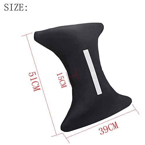 Jethrora Abafador de bumbo adesivo para bumbo absorvedor de som Almofada de redução de ruído prática