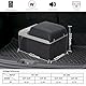 Alpicool C12PT 12L Kühlbox 12v Mini Kühlschrank Elektrische Kompressor Auto kühlschrank Camping Gefrierbox Klein Tragbare für Auto, LKW, Boot, RV (schwarz)
