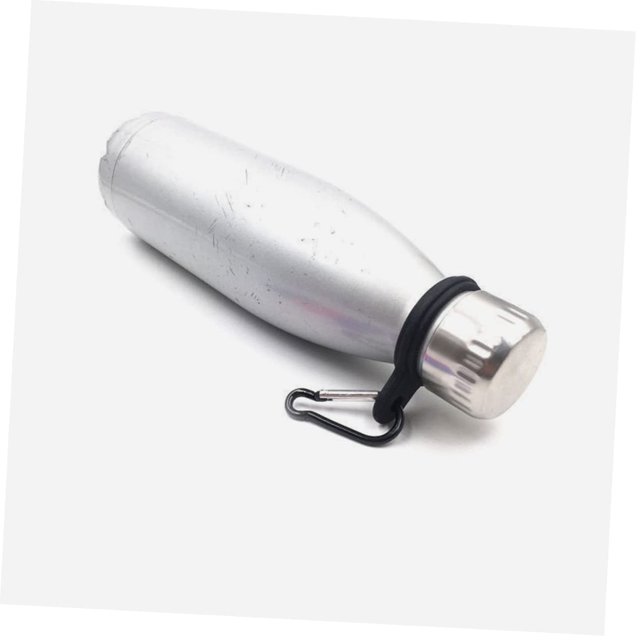 TOYANDONA Wasserkocher-aufhänger Wasserflasche Haken Fitnessstudio Sport Träger Groß Flaschenregal Flaschenschnalle Aus Metall Flaschenclip Für Draußen Kieselgel Schwarz