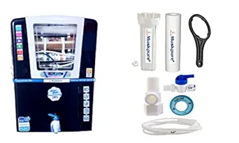 MUSKPURE Copper+ Alkaline With RO+UV+TDS Control Adjuster 12 Ltrs, Storage Tank Ro Water Purifier