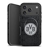Magnetische Hülle kompatibel mit Apple iPhone 17 Pro Max Handyhülle für MagSafe Outdoor Case in matt BVB Borussia Dortmund Trikot
