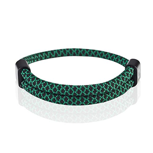Braided Bracelet for Him | Survival Accessory | Green Color 3