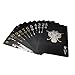 ACELION Waterproof Playing Cards, Plastic Playing Cards, Deck of Cards, Gift Poker Cards (Black Dragon)