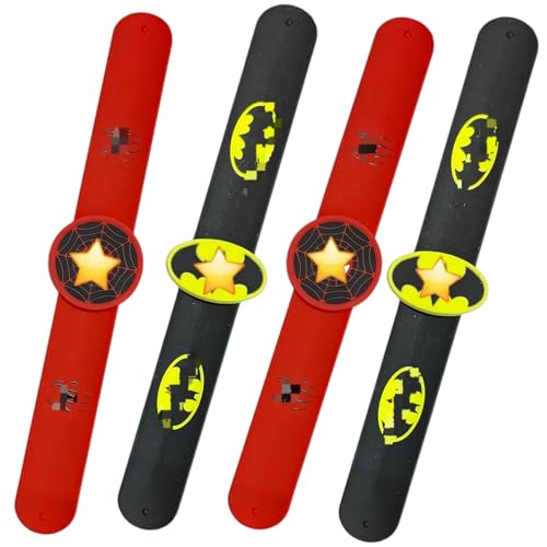 Image of TERA 13 Wrist Band, Silicone Wristbands for Kids, Slap Bracelets for Boys and Girls, Snap Bracelet Bands for Party Theme, Party Favor Gifts for Kids (Multicolour) (3 (Pcs))