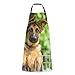 Mignon Animal Intelligent Animal De Compagnie Berger Allemand Tabliers De Cuisine Pour Femmes Mignon Animal Intelligent Animal De Compagnie Berger Allemand Cravate Réglable Avec Poches Pour Adulte