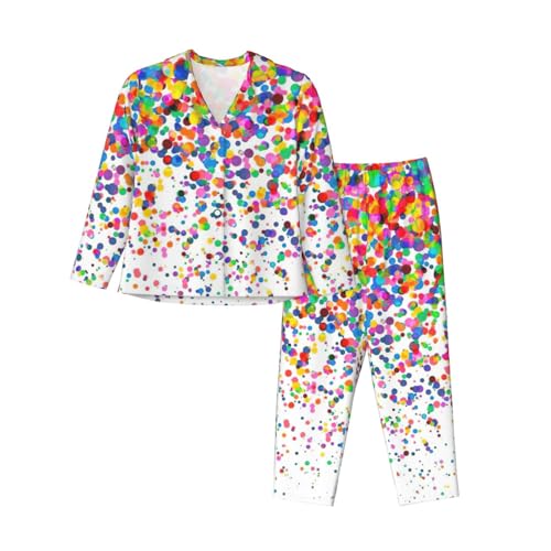 Pyjama à manches longues pour femmes ensemble de nuit chic