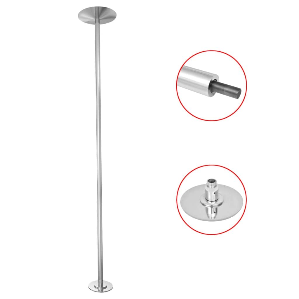 vidaXL Hochwertige Tanzstange Pole Dance 45mm verstellbare Höhe 224-275