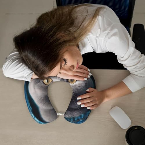 Almohada cuello de memoria espuma viscoelástica U miniatura 7