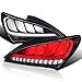 Spec-D Tuning For Hyundai Genesis Coupe 2Dr Black Full LED Sequential Tail Lights Brake Lamps