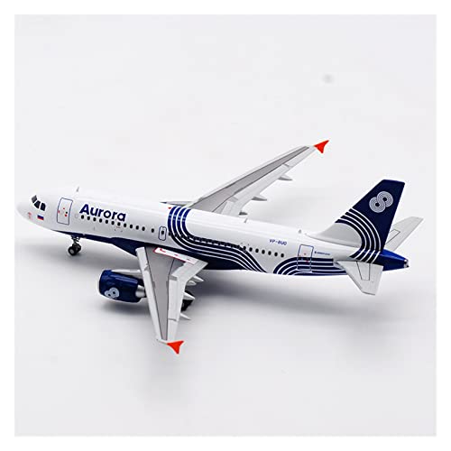 Avión modelo de aleación A319 Rusia Aurora Airlines coleccionable escala 1:200