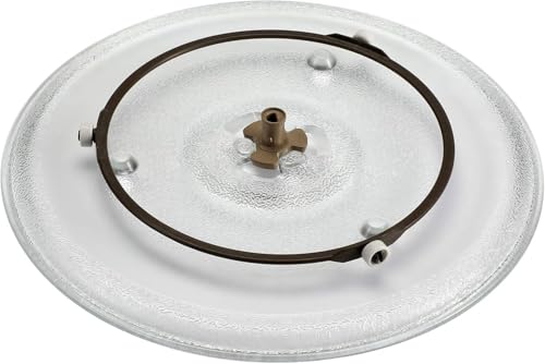 Image of for 23 to 32L Capacity Microwave Oven Replacement Rotating Glass Turntable Tray | Easy-Clean Design, Sturdy, High-Quality, Heat-Resistant | (Size: 10.5 Inch) ([MCRPLT IFB 23BC5] - 23L)
