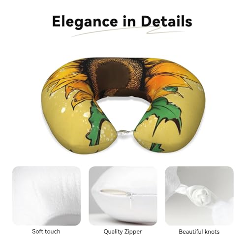 Almohada de viaje espuma viscoelástica 30 cm ajustable miniatura 4