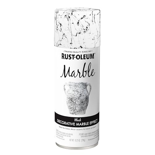 Rust-Oleum 372484 Specialty Marble Spray Paint 10.25 oz Black
