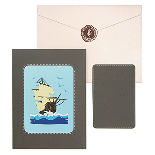 50% Off Ribbli 3D Sailboat Pop-Up Greeting Card with Envelope