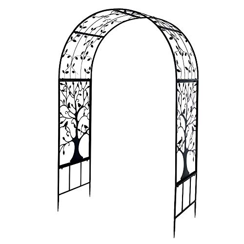 Arco de planta trepadora, arco de rosas, cenador de hierro, arco de...