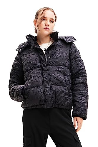 Short rembourré pour femme Desigual Calgary matelassé et léger au design graphique unique
