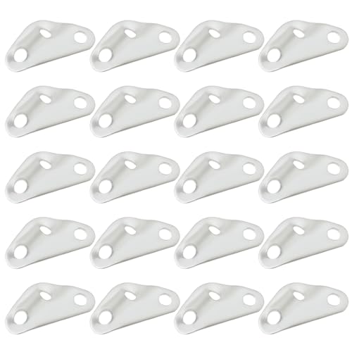 SING F LTD 20Pcs Guyline Cord Adjuster Tent Tensioners Triangle Wind Rope Buckle Aluminum Alloy Pull Rope Slide for Outdoor Tent Canopy Poles 36x18x5mm Silver