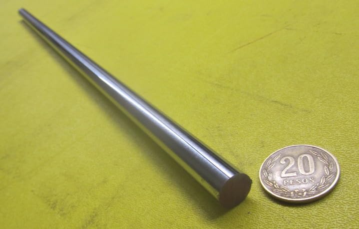 Chrome Plated 1045 Carbon Steel Shaft .500" (1/2") Diameter x 18" Long 1 pc