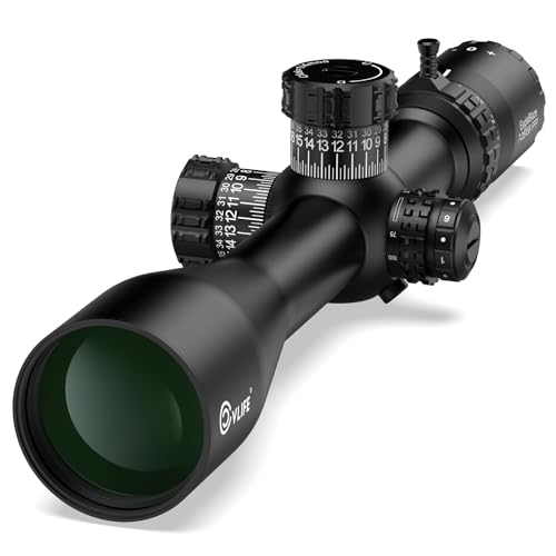 CVLIFE EagleBlaze 7-35x56 FFP Rifle Scope - ED Glass, Zero Stop, Illuminated Reticle, Side Parallax Adjustment - First Focal Plane - Long Range Rifle Scope for Hunting - 34mm Tube