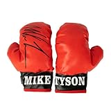 World Tech Toys Mike Tyson Kids Boxing Gloves – Official Licensed Autograph, Adjustable & Durable - Kids 6+