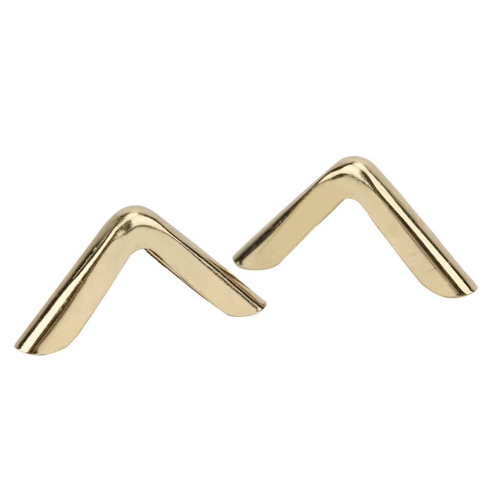 50x Metall Buchecken Schwarz - Eckenschutz Für Bücher & Alben | Vintage Design 1,4cm