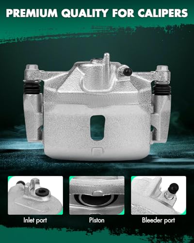 Image of SCITOO Front Left+Right Brake Calipers With Bracket 19B1832 19B1833 Compatible For Acura EL 1997-2000 For Honda Civic 1996-2011 For Honda Insight 2010-2014