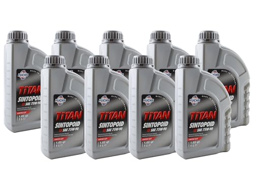 Fuchs 9 Liter TITAN SINTOPOID LS SAE 75W-90 Gear Oil (9 x 1L)