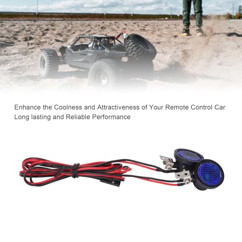 Refletor Dianteiro de Carro RC para Axial para SCX10 90046 para Redcat 2 LEDs Farol RC de Alto Brilh