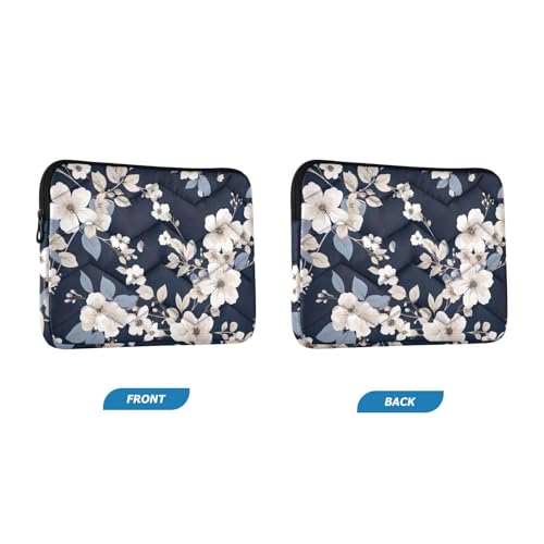Funda Protectora para Portátil 13-14 Pulgadas Negra Floral miniatura 2