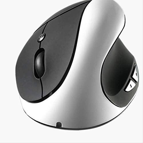 Souris sans fil verticale grip blanche design épuré haute précision